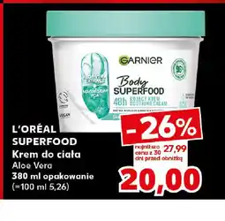Kaufland L'Oréal Superfood Krem do ciała Aloe Vera oferta