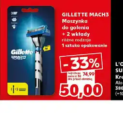Kaufland Maszynka do golenia Gillette Mach3 oferta