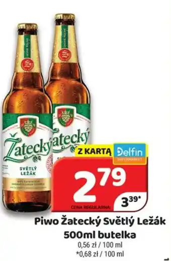 Delfin Piwo Žatecký Světlý ležák oferta