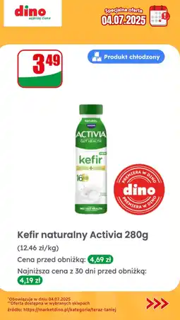 Dino Kefir naturalny Activia Danone oferta