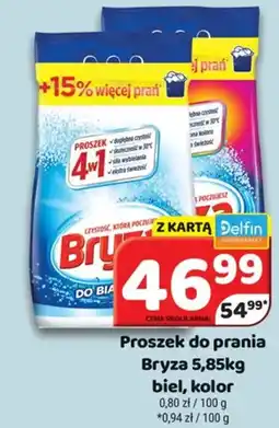 Delfin Proszek do prania Bryza biel, kolor oferta