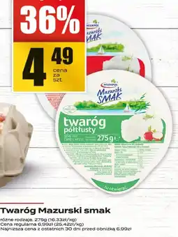 Supeco Twaróg mazurski smak półtłusty 275g Supeco oferta
