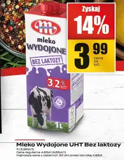 Supeco Mleko wydojone UHT bez laktozy 3,2% 1l Mlekovita oferta