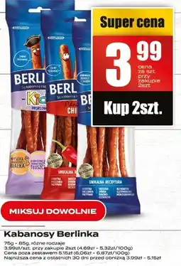 Supeco Kabanosy Berlinka oferta