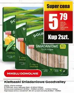 Supeco Kiełbaski śniadaniowe Goodvalley oferta