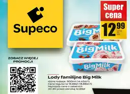 Supeco Lody Big Milk różne rodzaje oferta