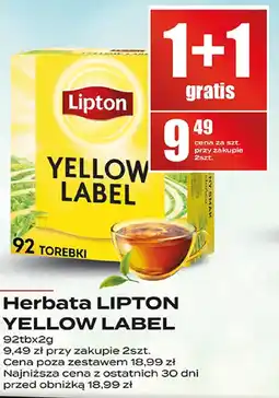 Supeco Herbata Lipton Yellow Label oferta