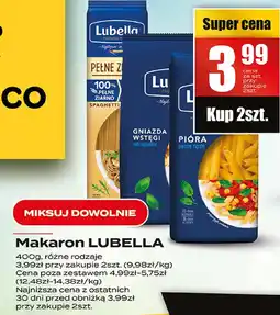 Supeco Makaron Lubella różne rodzaje oferta