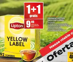 Supeco Herbata Yellow Label Lipton oferta