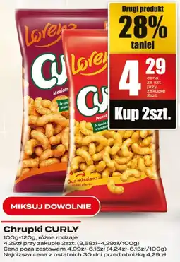 Supeco Chrupki Curly Lorenz oferta