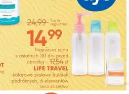 SuperPharm Zestaw buteleczek podróżnych Life oferta