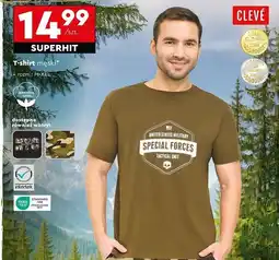 Biedronka T-shirt męski m-xxl Cleve oferta