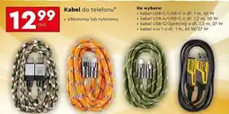 Biedronka Kabel 4w1 1 m oferta
