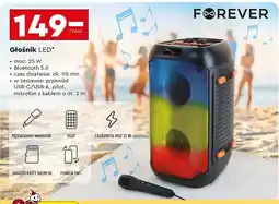 Biedronka Głośnik bluetooth led 25 w Forever oferta