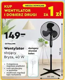 Biedronka Wentylator stojący esf-400 Extralink oferta