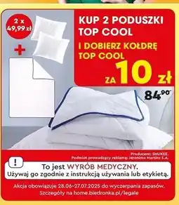 Biedronka Poduszka top cool 40 x 60 16 cm Smukee Home oferta