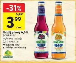 Intermarche Napój piwny Somersby oferta