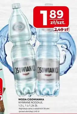 Społem Woda Cisowianka oferta