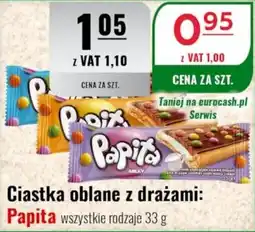 Eurocash Ciastka oblane z drażami: Papita oferta
