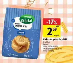 Intermarche Makaron O La La! oferta