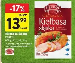 Intermarche Kiełbasa Pekpol oferta