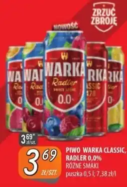 Społem Szczecin Radler Warka oferta