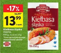 Intermarche Kiełbasa śląska Pekpol oferta