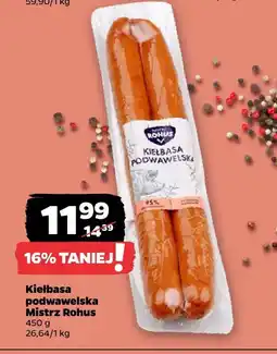 Netto Kiełbasa podwawelska Mistrz Rohus oferta