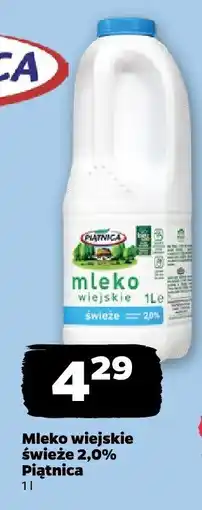 Netto Mleko wiejskie świeże 2,0% Piątnica oferta