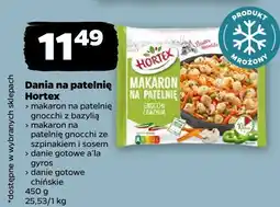 Netto Danie gotowe makaron na patelnię: gnocchi z bazylią Hortex oferta