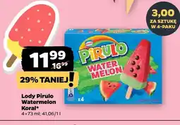 Netto Lody Pirulo Watermelon 4-pak Koral oferta