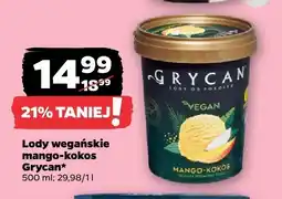 Netto Lody wegańskie mango-kokos Grycan oferta