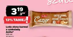 Netto Lody słony karmel z czekoladą Anita oferta