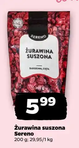 Netto Żurawina suszona Sereno oferta