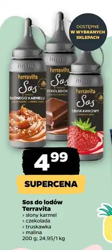 Netto Sos do lodów słony karmel Terravita oferta