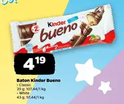Netto Baton Kinder Bueno Classic Ferrero oferta
