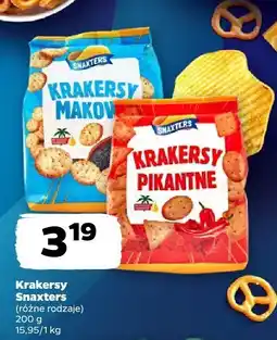 Netto Krakersy Snaxters oferta