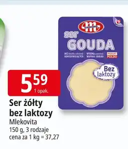 E.Leclerc Ser Gouda bez laktozy żółty Mlekovita oferta