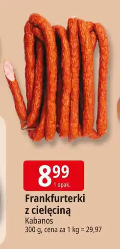 E.Leclerc Frankfurterki z cielęciną Kabanos oferta