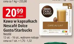 E.Leclerc Kawa w kapsułkach Nescafé Dolce Gusto/Starbucks Nestlé oferta