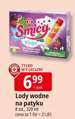 E.Leclerc Lody wodne na patyku Smiciy oferta