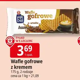 E.Leclerc Wafle gofrowe z kremem P'tit Deli oferta