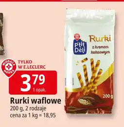 E.Leclerc Rurki waflowe P'tit Deli oferta