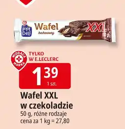 E.Leclerc Wafel XXL w czekoladzie P'tit Deli oferta