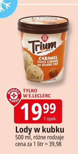 E.Leclerc Lody w kubku Trium oferta