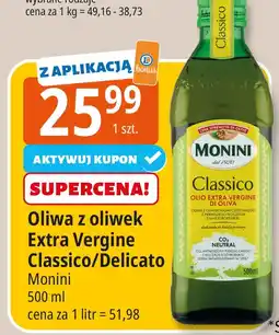 E.Leclerc Oliwa z oliwek Extra Vergine Classico/Delicato Monini oferta