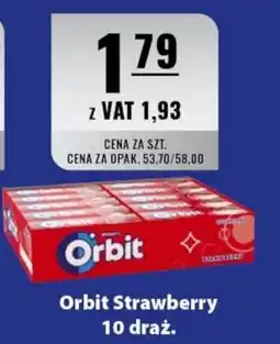 Eurocash Orbit Strawberry 10 draż. oferta