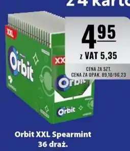 Eurocash Orbit XXL Spearmint 36 draż. oferta