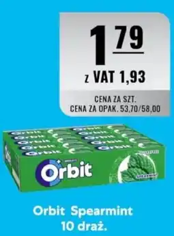 Eurocash Orbit Spearmint 10 draż. oferta