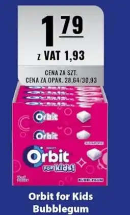 Eurocash Orbit for Kids Bubblegum oferta